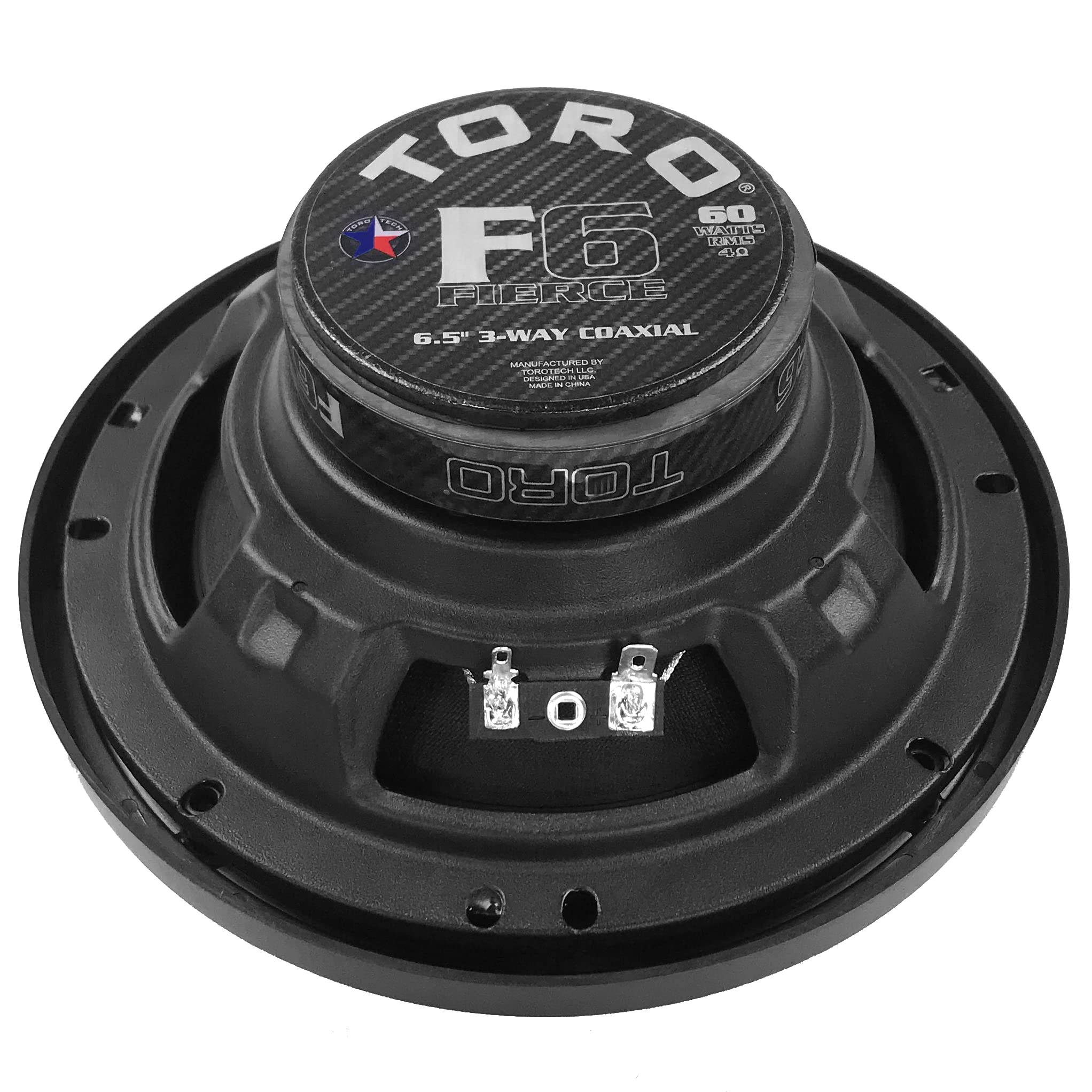 Amazon.co.jp: Toro Audio - F6 6.5インチ 3ウェイ同軸カースピーカー